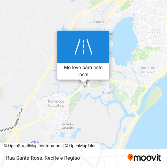 Rua Santa Rosa mapa