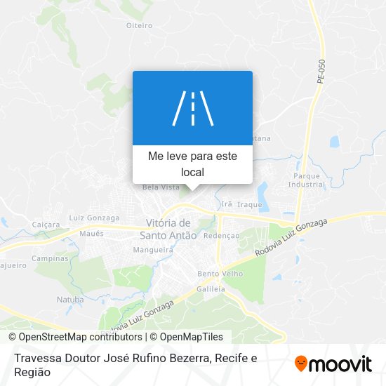 Travessa Doutor José Rufino Bezerra mapa