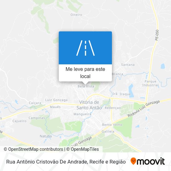 Rua Antônio Cristovão De Andrade mapa
