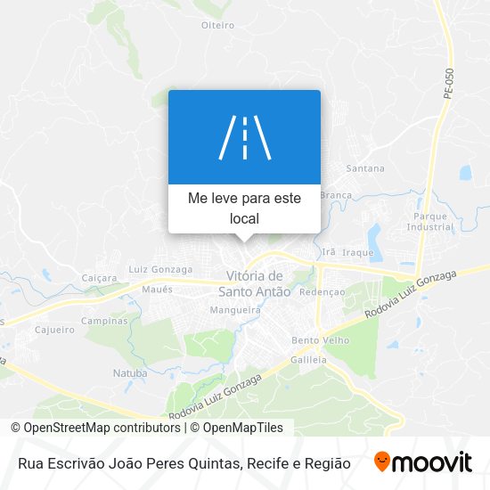 Rua Escrivão João Peres Quintas mapa