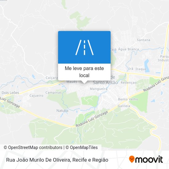 Rua João Murilo De Oliveira mapa