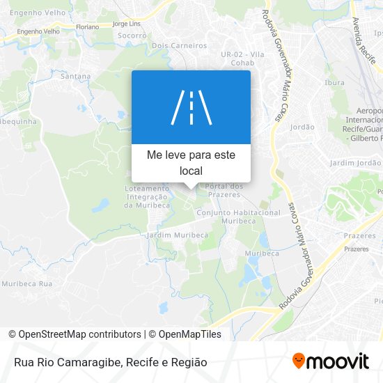 Rua Rio Camaragibe mapa