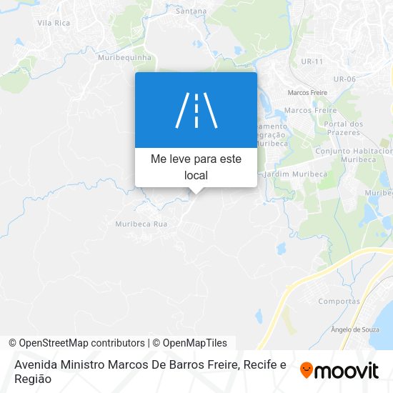 Avenida Ministro Marcos De Barros Freire mapa