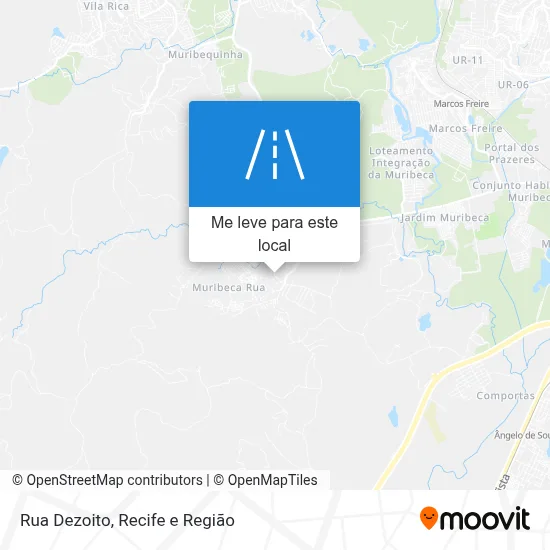 Rua Dezoito mapa