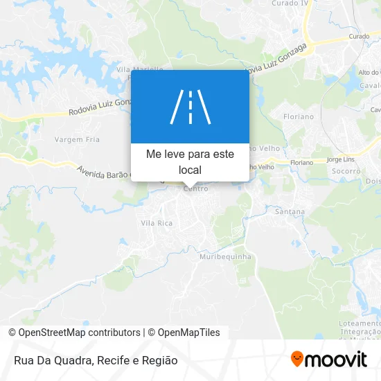 Rua Da Quadra mapa