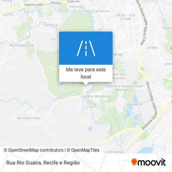 Rua Rio Guaíra mapa
