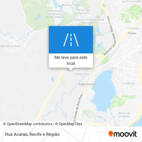 Rua Acaraú mapa
