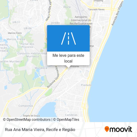 Rua Ana Maria Vieira mapa