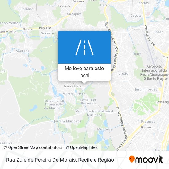 Rua Zuleide Pereira De Morais mapa