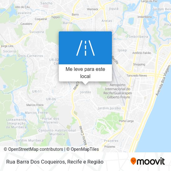 Rua Barra Dos Coqueiros mapa