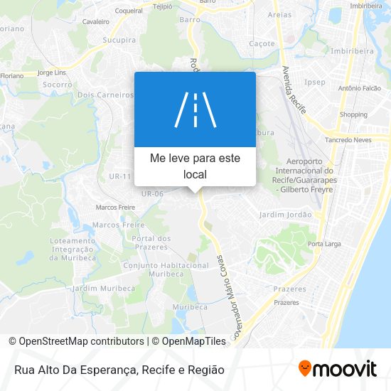 Rua Alto Da Esperança mapa