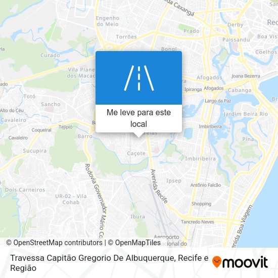 Travessa Capitão Gregorio De Albuquerque mapa