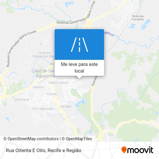 Rua Oitenta E Oito mapa