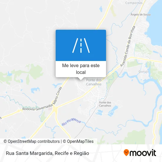Rua Santa Margarida mapa