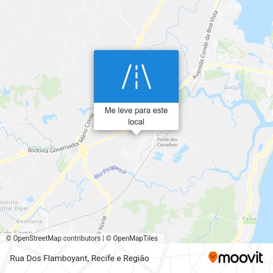 Rua Dos Flamboyant mapa