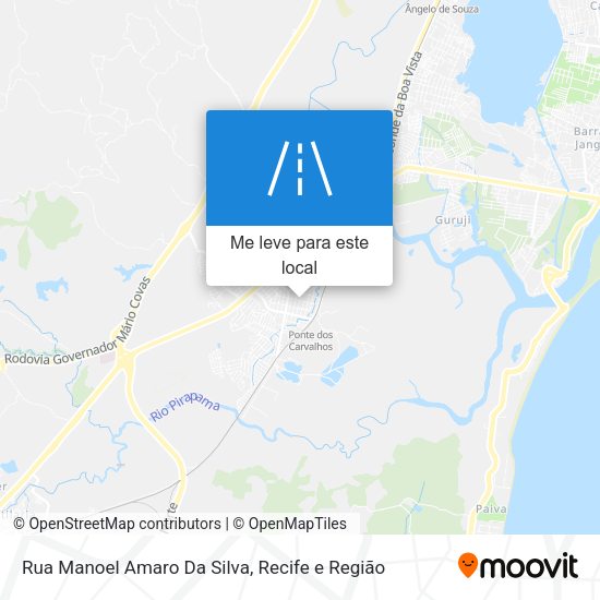 Rua Manoel Amaro Da Silva mapa