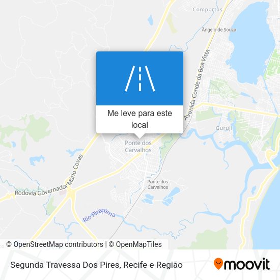 Segunda Travessa Dos Pires mapa