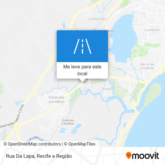 Rua Da Lapa mapa