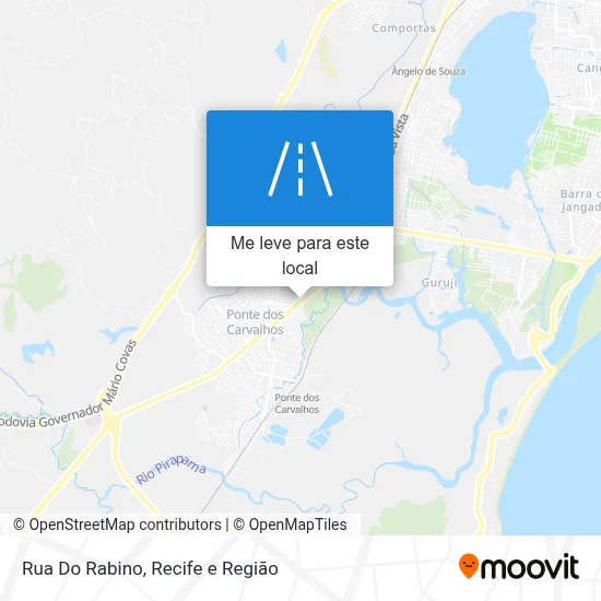 Rua Do Rabino mapa