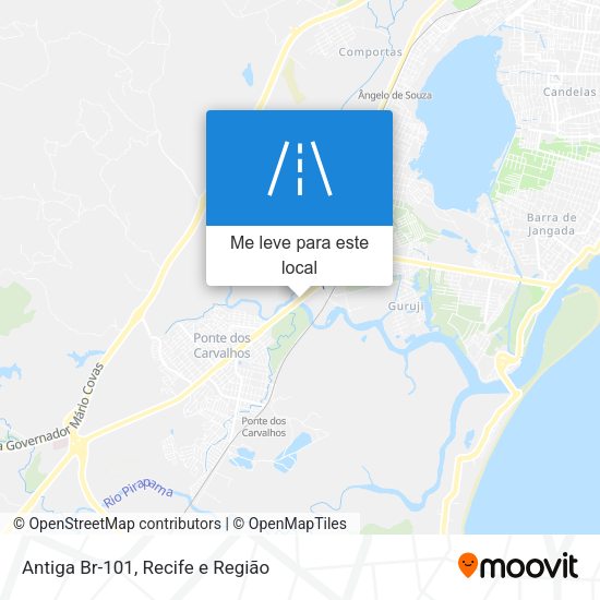 Antiga Br-101 mapa