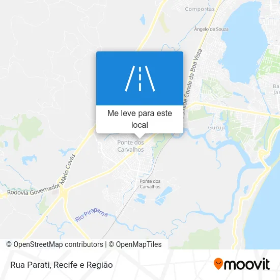 Rua Parati mapa