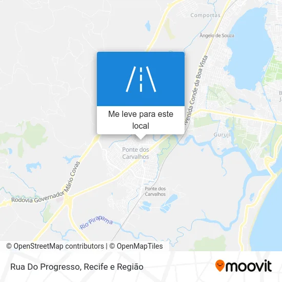 Rua Do Progresso mapa