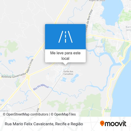 Rua Mario Felix Cavalcante mapa