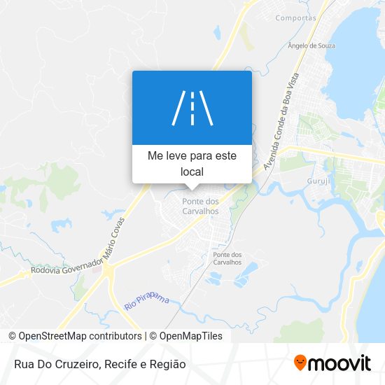 Rua Do Cruzeiro mapa