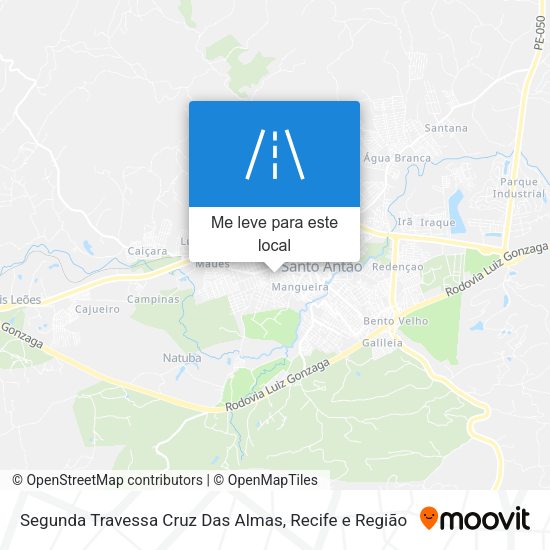 Segunda Travessa Cruz Das Almas mapa
