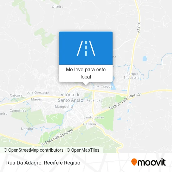 Rua Da Adagro mapa