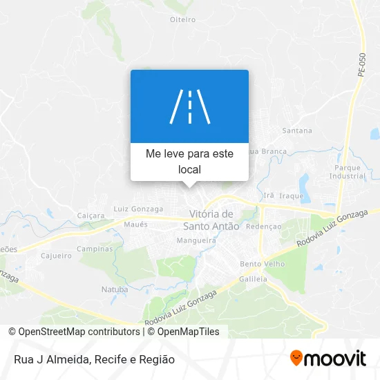 Rua J Almeida mapa