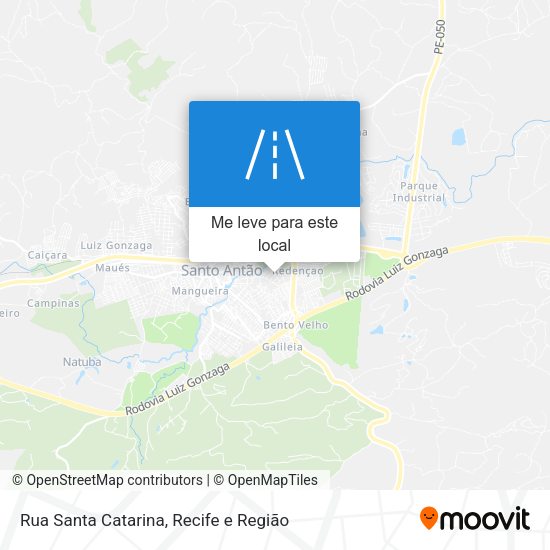 Rua Santa Catarina mapa