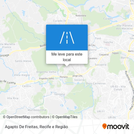 Agapto De Freitas mapa