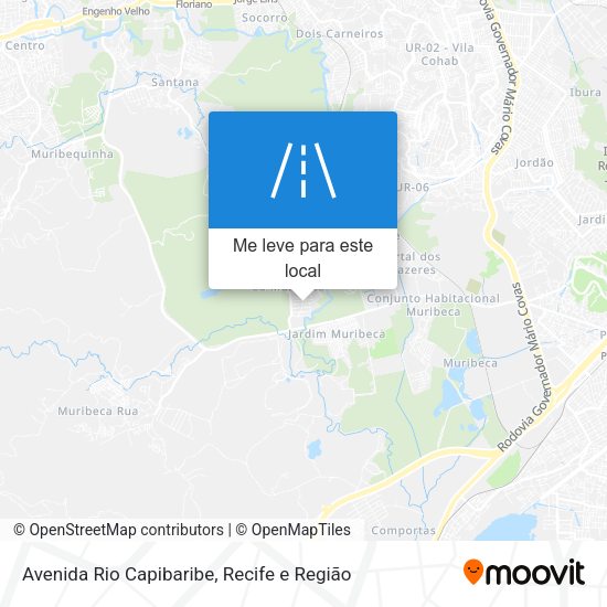 Avenida Rio Capibaribe mapa