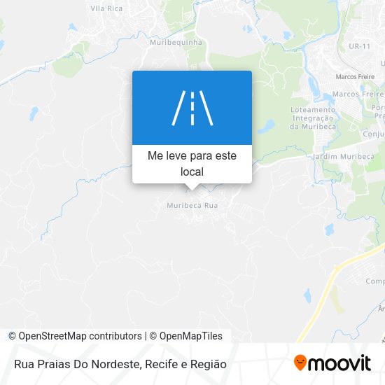 Rua Praias Do Nordeste mapa