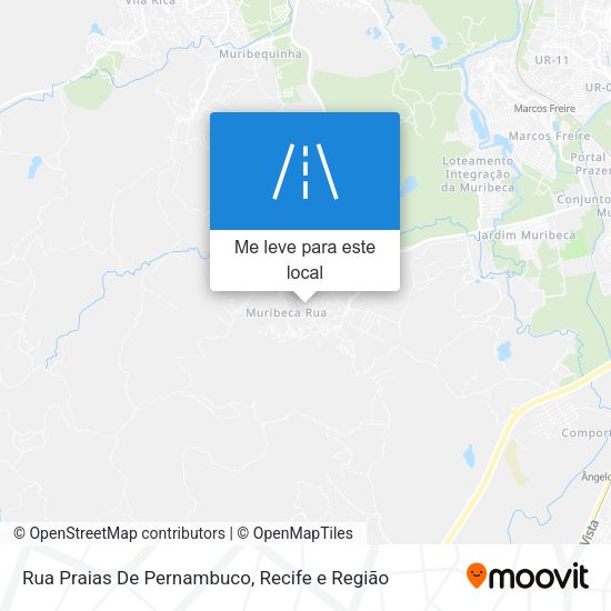 Rua Praias De Pernambuco mapa