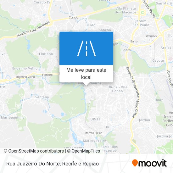 Rua Juazeiro Do Norte mapa