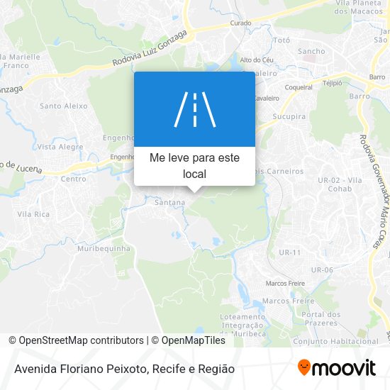 Avenida Floriano Peixoto mapa