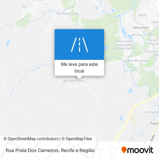 Rua Praia Dos Carneiros mapa