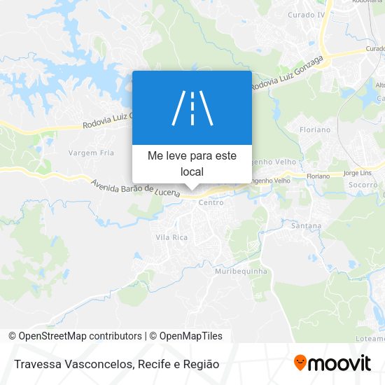 Travessa Vasconcelos mapa