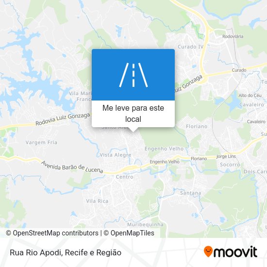 Rua Rio Apodi mapa