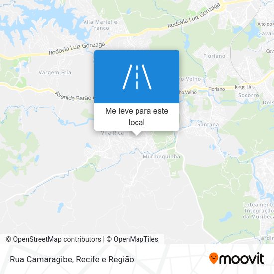Rua Camaragibe mapa
