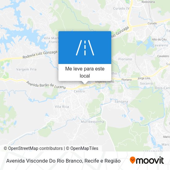 Avenida Visconde Do Rio Branco mapa