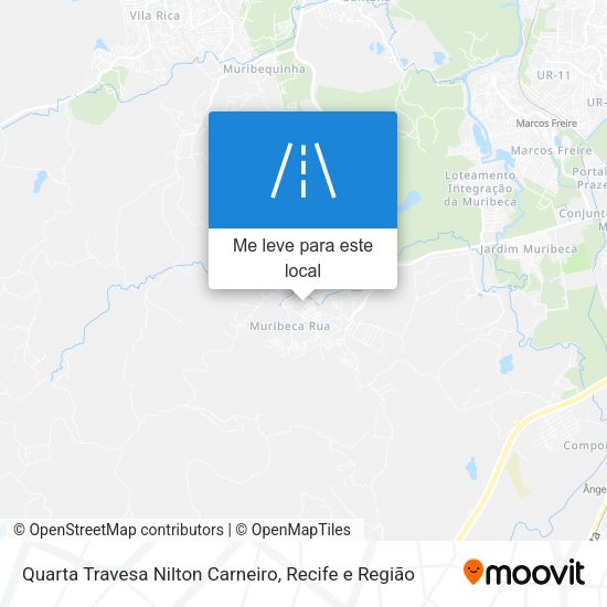 Quarta Travesa Nilton Carneiro mapa
