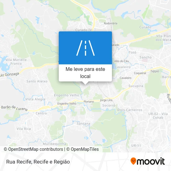 Rua Recife mapa