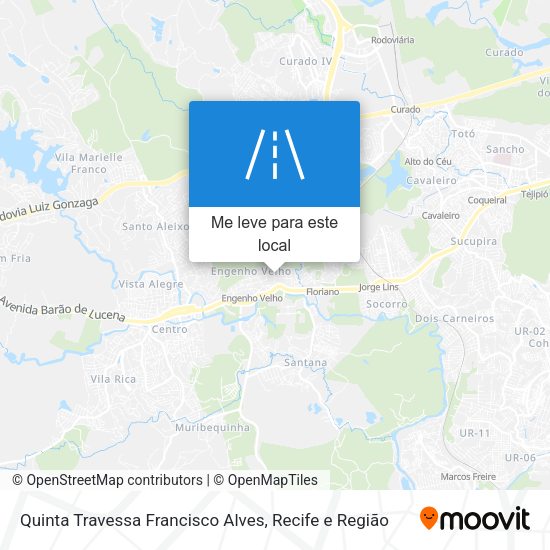 Quinta Travessa Francisco Alves mapa