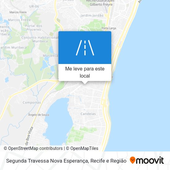 Segunda Travessa Nova Esperança mapa