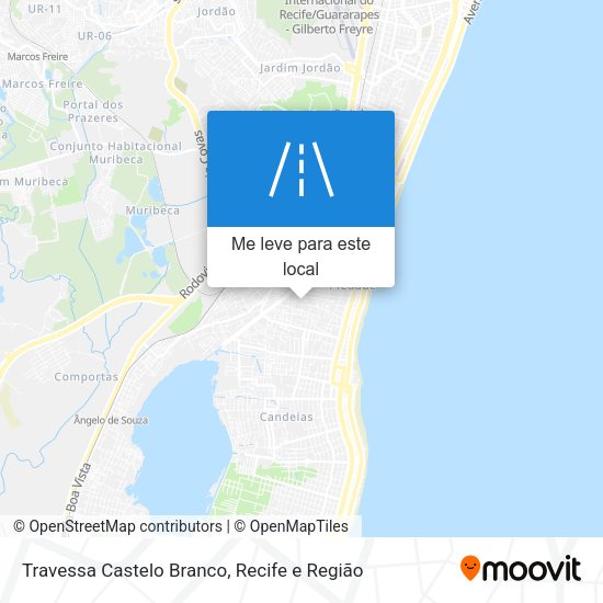 Travessa Castelo Branco mapa