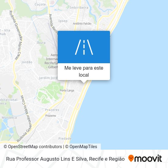 Rua Professor Augusto Lins E Silva mapa
