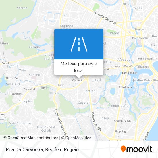 Rua Da Carvoeira mapa